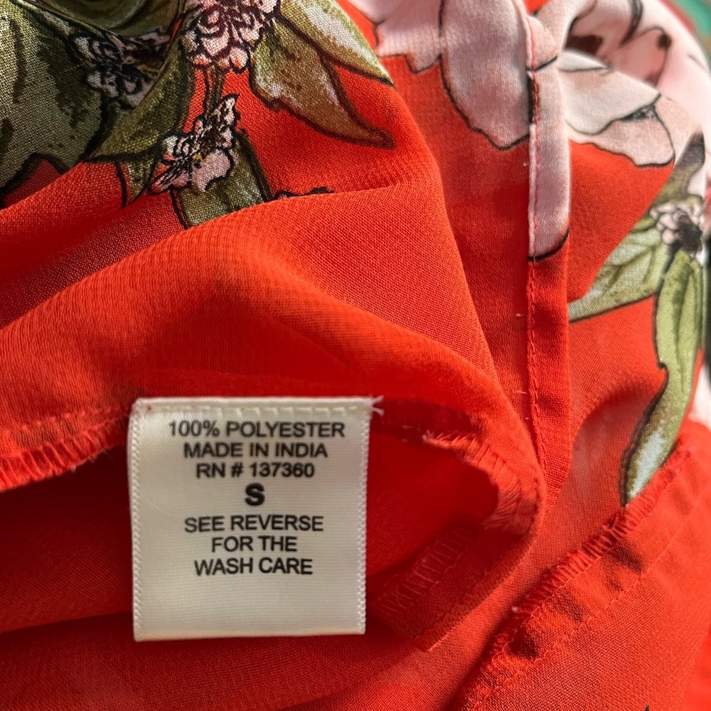 Truth Red Floral Kimono - Picture 3 of 3
